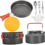 Kisangel 6 Pcs Outdoor Camping Tent Outdoor Teepee Tent Accessories Camping Pole Tent Poles Flexible Replacement kit for Tent Pole Canopy Poles for tarp Travel Extension Rod Lightweight