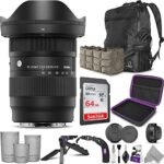 Sigma 85mm f/1.4 DG DN Art Lens for Sony E Mount with Altura Photo Advanced Accessory and Travel Bundle